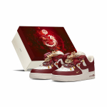 Nike Air Force 1 Vestuvinė Dėžutė, Vestuviniai Batai, Palankus Drakonas ir Feniksas Atsparūs Dilimui Žemi Kateboardo Batai CZ0270-106(Team2363-S-BOX) 37.5