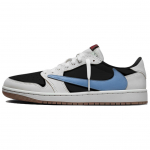 Travis Scott x Jordan Air Jordan 1 Universalūs žemi Vintažiniai Krep&scaron;inio Batai Unisex Juodi Mėlyni DZ4137-700(Komanda658-) 35.5
