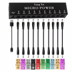 Kompakti&scaron;kas elektrinės gitaros efektų pedalas: Overdrive, Distortion, Tremolo, Delay, Chorus, Reverb