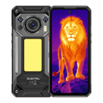 OUKITEL WP500 5G I&scaron;manusis telefonas Neardomasis, 6,78 FHD+ 120Hz, 36GB+1TB, 10000mAh 108MP Kamera, Android 16 IP68/Dviguba SIM 5G/NFC/GPS juoda
