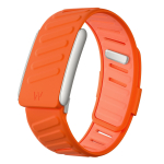 Naujausias Tinka Whoop 5.0 MG silikoninis sportinis dirželis PEAK/LIFE su titano U formos metaliniu rėmeliu MG pakeičiamas apyrankė For WHOOP MG orange