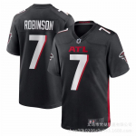 NFL Atlanta Falcons Futbolo Džersis Vyrams Moterims Trumpomis Rankovėmis Medvilninis V-Kaklas Sportiniai Drabužiai Regbis Krep&scaron;inis Treniruotės Small black