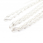 Les Tr&eacute;sors De Lily [E1061] - Chaine Argent 'Cheval Diamant&eacute;e' 50 cm 2. 6 mm