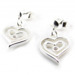 Les Tr&eacute;sors De Lily [G1959] - Boucles Argent 'Love'