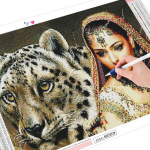 5D Deimantinis Siuvinėjimas Gyvūnų Viso Gręžimo Mozaika Rankų darbo deimantų Meno Tapyba Grožis 20X30CM