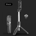 4 viename &bdquo;Bluetooth&ldquo; belaidis &bdquo;selfie Stick&ldquo; trikojis, sulankstomas ir vienkojai, universalūs i&scaron;maniesiems telefonams, skirti &bdquo;Gopro&ldquo; ir sporto veiksmo kameroms juoda