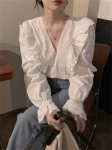 Eleganti&scaron;kos moteri&scaron;kos vasarinės palaidinės be rauk&scaron;lių moteri&scaron;kos palaidinės, balti mar&scaron;kiniai palaidinė chemise femme blusas blusa feminina ilgomis rankovėmis S balta