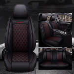 Auk&scaron;tos kokybės automobilių sėdynių užvalkalai PU odinė sėdynės pagalvėlė priekinė ir galinė padalijama suoliuko apsauga, universalus, tinkantis visureigiams sunkvežimiams