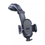 GPS stovo prietaisų skydelis Automobilinio telefono laikiklio stovas Telefono laikiklis Mobiliojo telefono atrama Gravity Dashboard Suction cup Black