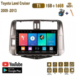 Automobilinis stereofoninis radijas skirtas Toyota Land Cruiser Prado J150 2009 -2013 Automobilių multimedijos grotuvas DVD garsiakalbiai Galvos blokas Garso WIFI 1+16GB