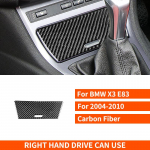 Skirtas BMW X3 E83 2004 2005 2006 2007 2008 2009 2010 Anglies pluo&scaron;to lipdukas Centrinio valdymo pavarų dėžės i&scaron;leidimo angos interjeras automobiliui 13 RHD