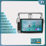 Hizpo 2 Din Carplay 4G-LTE 9 colių, skirtas Toyota Land Cruiser Prado 150 2013&ndash;2017 Automobilių radijas Multimedijos Vaizdo grotuvas Navigacija GPS I&scaron;manusis Ekranas DSP HC1 4Core 1G 32G