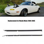 2PCS  Outside Window Weatherstrip Seal Belt Weather Strip Moulding NA01 58 810F Replacement for Mazda Miata 1990 to