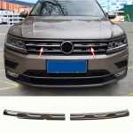 Priekinio gaubto grotelių grotelių tinklelio lipduko stiliaus dangtelio formavimas, skirtas VW Tiguan Mk2 2017 2018 2019 2020 2021 m.