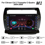 Skirta Citroen C4 C-Triomphe C-Quatre 2004-2009 Su mygtuku rankenėle Automobilinis radijas Multimedija 2D Stereo Garsas Android Video 1+16GB 1+16GB juoda
