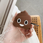 Mielas Cartoon Poop silikoninis ausinių dėklas, skirtas Samsung Galaxy Buds 2 Pro Live Dėklas, skirtas Galaxy Buds2 Pro Cover Fundas pilna apsauga su metaliniu kabliu for Galaxy Buds Live