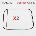 2vnt/1vnt Madingo dizaino automobilio sėdynės nugaros apsauga, skaidrus užvalkalas vaikams, purvo valymas. 2PCS
