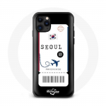 Coque iphone 12 billet d'avion seoul