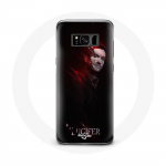 Coque pour Samsung Galaxy S8 Lucifer S&eacute;rie fond noir
