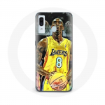 Coque pour Samsung Galaxy A20 Kobe Bryant Dunk lakers 8 NBA Noir