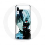 Coque pour samsung galaxy A30 Tokyo Ghoul Visage Moiti&eacute;