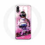 Coque pour Huawei P20 Lite Formule 1 Sergio P&eacute;rez Pilote de F1 Rose rožinė