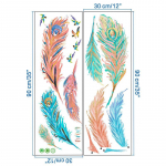 Sienų klijavimas Dažytas aliejinis paveikslas Kūrybi&scaron;kos spalvos plunksnos Svetainės miegamojo dekoratyvinė tapyba A