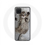 Coque pour Samsung Galaxy A42 5G chaton Bengal dormir