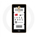 Coque pour Huawei Mate 8 Billet d'avion Istanbul Turquie