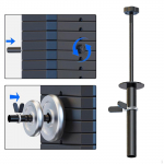 Gym Weight Pin, Rack Pins Auxiliary Add Weight, Pin for out