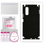 apgo Protective Skin Sticker for the back+sides compatible with vivo Y70s, Full Wrap Film, Foil, Vinyl - Pattern Matrix