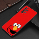 Sezamo gatvės dėklas Samsung Galaxy A12 A22 A31 A32 A50 A51 A70 A71 A72 A11 A21S A02S A10S A20S A30S A52 S 5G juodas dangtelis Samsung A02