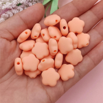 Kūrybi&scaron;ki &bdquo;pasidaryk pats&ldquo; karoliai, madinga guma, 30 vnt., 10 spalvų laisvi karoliukai, gėlės, karoliukai, papuo&scaron;alai, 15*7 mm apyrankės oranžinė