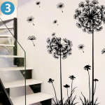 Dekoratyviniai miegamojo gyvenamojo kambario televizoriai sienų lipdukai freska Namų dekoro dovanos 3