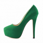 Moteri&scaron;ki Pumps Stiletai Sexy 14cm Super auk&scaron;takulniai Moteri&scaron;ki apvalūs pir&scaron;tai Platforma Ploni kulnai naktinio klubo vakarėlio suknelė Raudoni vestuviniai batai 44 dydis 39 žalia