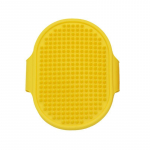 &Scaron;unų &scaron;ukos, naminių gyvūnų &scaron;ampūnas, &scaron;ukos, mink&scaron;tos gumos pir&scaron;tinė, plaukų priežiūros masažinė &scaron;ukos su reguliuojamu dirželiu trumkailiams ir ilgaplaukiams &scaron;unims 1PC geltona