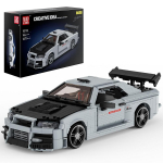 MOULD KING 10113 techninis automobilio statybinis blokas MOC Skyline sportinio lenktyninio automobilio modelio surinkimas automobilio plyta žaislai vaikams kalėdinė dovana 10113