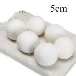 6vnt/komplektas Vilnos džiovinimo rutulys Daugkartinio naudojimo mink&scaron;tiklis Skalbimo kamuolys 5 cm/1,97 colio buitinis skalbinių kamuolys Vilnos džiovinimo rutulys skalbimo ma&scaron;inos priedai 6pcs