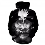 Anime Naruto Megztiniai su gobtuvu Vyri&scaron;ki megztiniai Hatake Kakashi 3D Hoodies Streetwear Unisex M