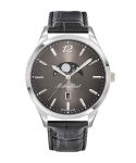 Mathey-Tissot Urban Moon Odinis Dirželis Juodas Ciferblatas Kvarcinis H411LAN Vyri&scaron;kas Laikrodis juoda