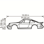 Sienų dekoravimo menas Creative Metal Iron Art Line 911 Turbo Sportinis Automobilis Pakabinamas Namų Menas Sienų Apdaila Pakabuko Ornamentas juoda