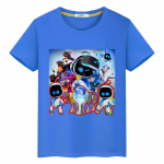 Žaidimas Astro Bot marginti mar&scaron;kinėliai vaiki&scaron;kam berniukui 10 metų 100% medvilnės anime Trumpi y2k vienetiniai Kawaii Tops Animaciniai mar&scaron;kinėliai mergaičių drabužiai 150