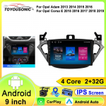 9 colių dirbtinio intelekto i&scaron;maniosios sistemos, belaidis &bdquo;CarPlay&ldquo;, &bdquo;Android Auto&ldquo; radijas, skirtas &bdquo;Opel Adam&ldquo;, skirtas &bdquo;Opel Corsa E&ldquo;, automobilio multimedija, GPS, 2din 4 core 2GB+32GB carplay