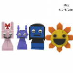 Sprunki žaislinių plytų žaidimas Incredibox Sprunki elfų statybiniai blokai tamsaus siaubo režimo veiksmo figūrėlės, surinktos plytos Kalėdų dovana white