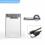 2,5 colio SATA i&scaron;orinio kietojo disko korpusas SSD ir HDD diskams HD USB2.0