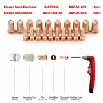 20 vnt. 52558 plazminio pjovimo degiklio elektrodas 1,0 mm antgaliai 51311.10 tinka PT80 IPT-80