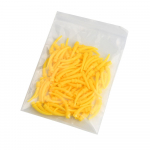100 pieces/pack Dental silicone rubber conveyor Mixing tip Small head Silicone rubber printing film mixing head small elbow geltona