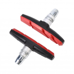 1 pora dviračių dviračių kalnų dviračių V stabdžių laikiklių kaladėlių batelių guminių blokelių(Juoda)