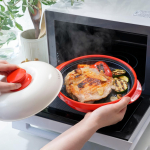 parduota Rangemate RANGEMATE Mikrobangų kulinarijos reikmuo su receptų knyga technologija Kepta žuvis diapazonas Apvali forma Rangemate Grilis Rangemate [Tiesiogiai raudona