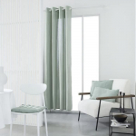 Rideau &agrave; oeillets - TODAY - 140x240cm - 100% Coton - Celadon seladonas